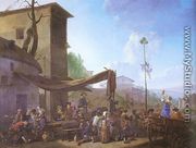 Village Festival  1650s, - Johannes Lingelbach