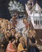 Entry of Christ into Jerusalem (detail-1) c. 1320 - Pietro Lorenzetti