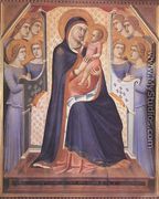 Madonna with Angels between St Nicholas and Prophet Elisha 1328-29 - Pietro Lorenzetti