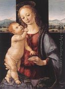 Madonna and Child with a Pomegranate 1475-80 - Lorenzo di Credi