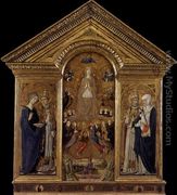 The Virgin of the Assumption with Saints 1462-63 - Lorenzo Di Pietro Vecchietta