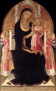 Virgin and Child Enthroned with Six Angels 1415-20 - Lorenzo Monaco