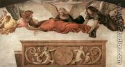 St Catherine Carried to her Tomb by Angels 1520-23 - Bernardino Luini