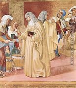 Blessings of St Bridget (detail) 1524 - Lorenzo Lotto