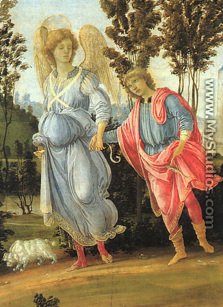 Tobias and the Angel  1480 - Filippino Lippi