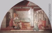 Birth and Naming St John 1452-65 - Fra Filippo Lippi