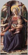 Madonna and Child Enthroned with Two Angels c. 1437 - Fra Filippo Lippi