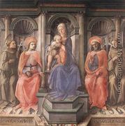 Madonna Enthroned with Saints c. 1445 - Fra Filippo Lippi