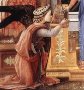 The Annunciation with two Kneeling Donors (detail-1) c. 1440 - Fra Filippo Lippi