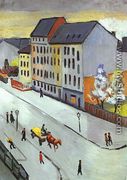 Our Street in Gray (Unsere Strasse in Grau)  1911 - August Macke