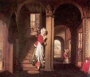 The Eavesdropper 1657 - Nicolaes Maes