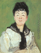 Portrait of a Lady with a Black Fichu  1878 - Edouard Manet