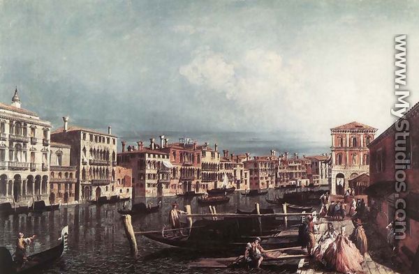 The Grand Canal at San Geremia - Michele Marieschi