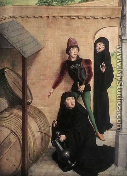 Scenes from the Life of St Bertin (detail 2) 1459 - Simon Marmion