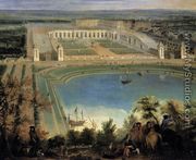 View of the Orangerie (detail) 1688-90 - Jean-Baptiste Martin (Des Batailles)
