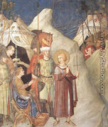 Saint Martin Renouncing the Sword  1321 - Simone Martini