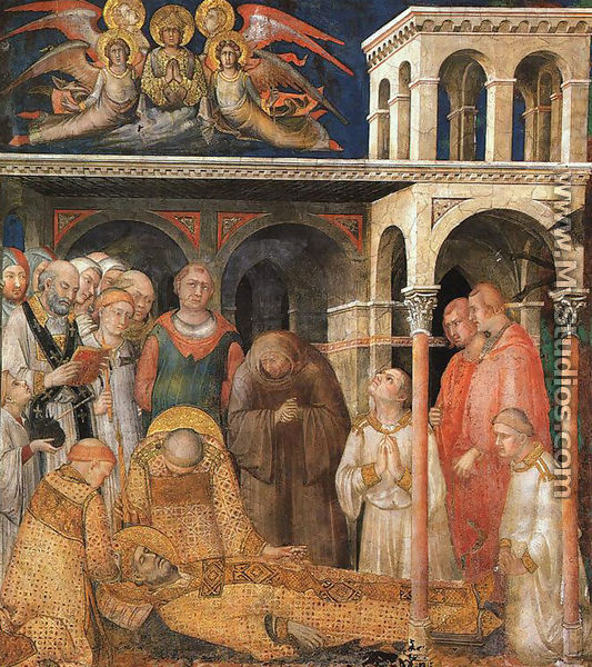 The Death of St. Martin (1)  1321 - Simone Martini