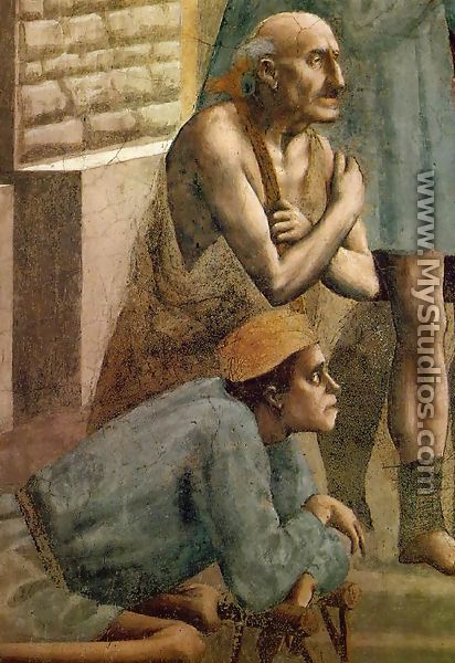 St Peter Healing the Sick with his Shadow (detail) 1426-27 - Masaccio (Tommaso di Giovanni)