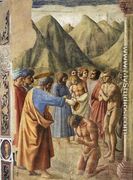 The Baptism of the Neophytes 1426-27 - Masaccio (Tommaso di Giovanni)