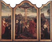 Christ on the Cross with Donors c. 1520 - Quinten Metsys