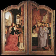 St Anne Altarpiece (closed) 1507-08 - Quinten Metsys