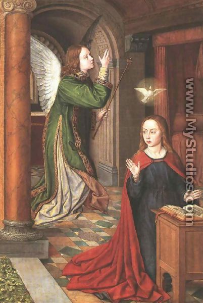 The Annunciation 1500 - Master of Moulins  (Jean Hey)