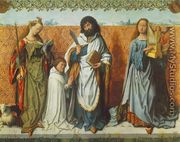 St Agnes, St Bartholomew and St Cecilia - Master of the St. Bartholomew Altarpiece