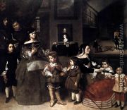 The Artist's Family 1659-60 - Juan Bautista Martinez del Mazo