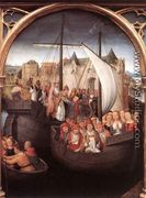 St Ursula Shrine- Departure from Basle (scene 4) 1489 - Hans Memling