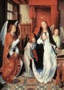The Annunciation c. 1489 - Hans Memling