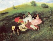 Picnic in May 1873 - Pal Szinyei