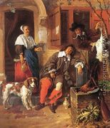 The Sleeping Sportsman 1657-59 - Gabriel Metsu