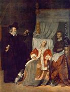 Visit of the Physician 1660-67 - Gabriel Metsu