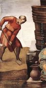 Drunkenness of Noah (detail-1) 1509 - Michelangelo Buonarroti