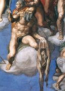Last Judgment (detail-3) 1537-41 - Michelangelo Buonarroti