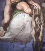 Last Judgment (detail-4) 1537-41 - Michelangelo Buonarroti