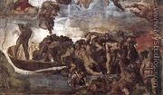 Last Judgment (detail-7) 1537-41 - Michelangelo Buonarroti