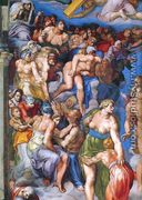 Last Judgment (detail-12) 1537-41 - Michelangelo Buonarroti