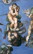 Last Judgment (detail-23) 1537-41 - Michelangelo Buonarroti