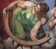 Last Judgment (detail-27) 1537-41 - Michelangelo Buonarroti