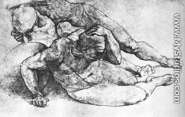 Male Figures 1530s - Michelangelo Buonarroti