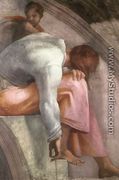 Rehoboam - Abijah (detail-2) 1511-12 - Michelangelo Buonarroti