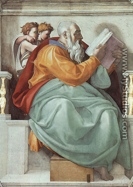 The Prophet Zachariah  1508-12 - Michelangelo Buonarroti