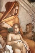 Uzziah - Jotham - Ahaz (detail-2) 1511-12 - Michelangelo Buonarroti