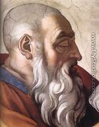 Zechariah (detail-1) 1509 - Michelangelo Buonarroti