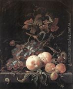 Still-Life with Fruits 1660s - Abraham Mignon