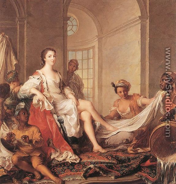 Mademoiselle de Clermont as a Sultan