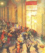 Riot at the Gallery (Rissa in galleria) - Umberto Boccioni