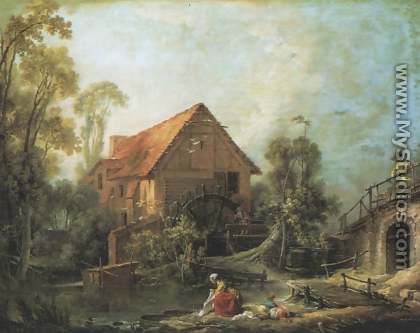 Watermill - François Boucher