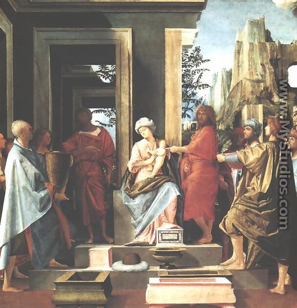 Adoration of the Magi - (Bartolomeo Suardi) Bramantino
